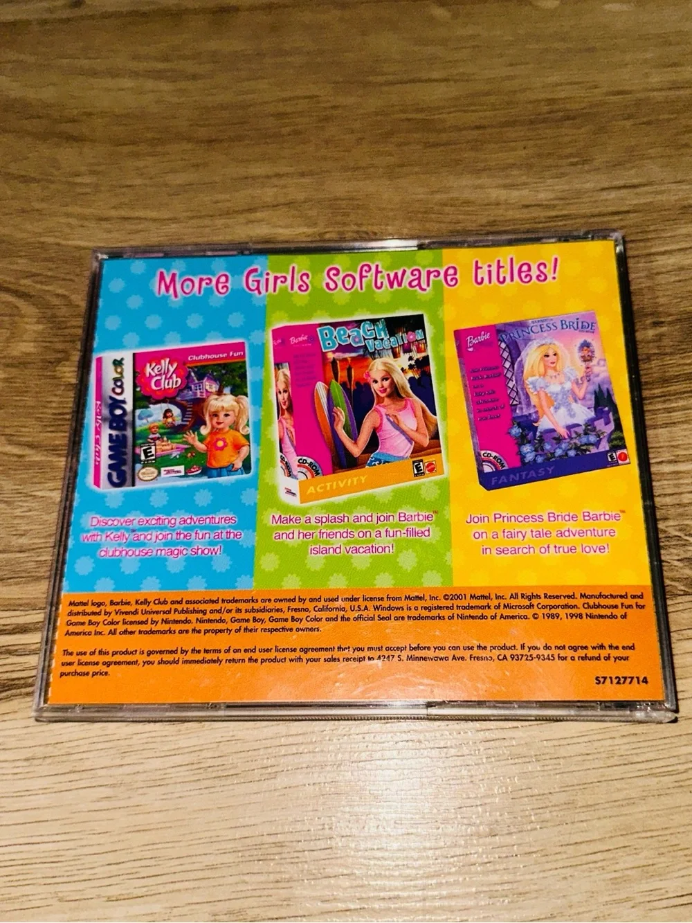 Vintage Barbie Y2K Kelly Club Computer PC Game 2000’s